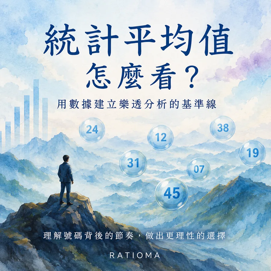 樂透統計平均值怎麼看？用平均線讀懂號碼背後的節奏